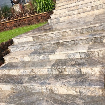 Atlantis Travertine Capping for Stairs