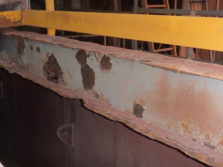 iasgroup Structural Steel Strengthening of IBeams on Mine Site IAS Group