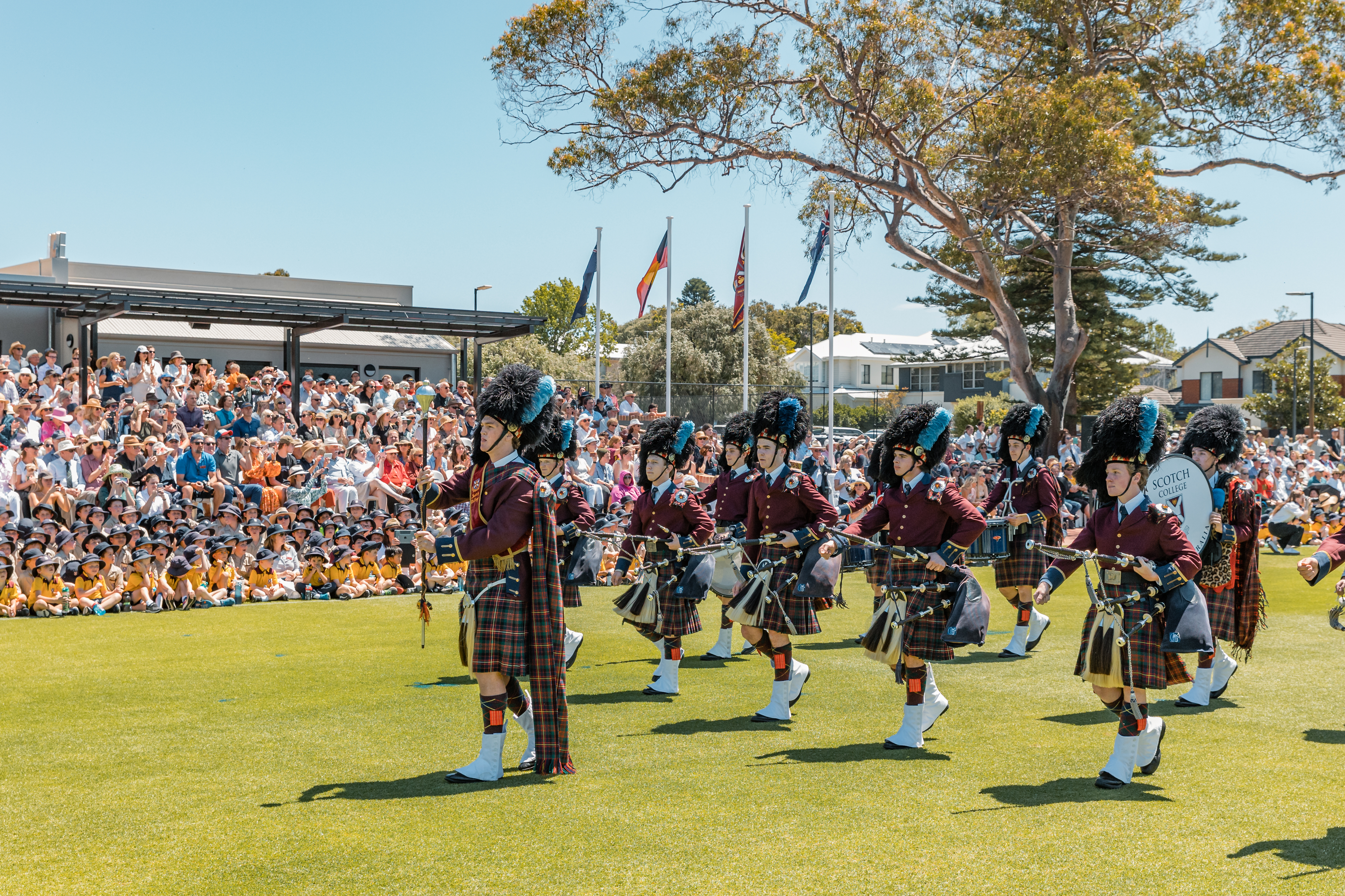 Pipe Band Scotch College Perth