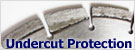 undercuts protection diamond blade