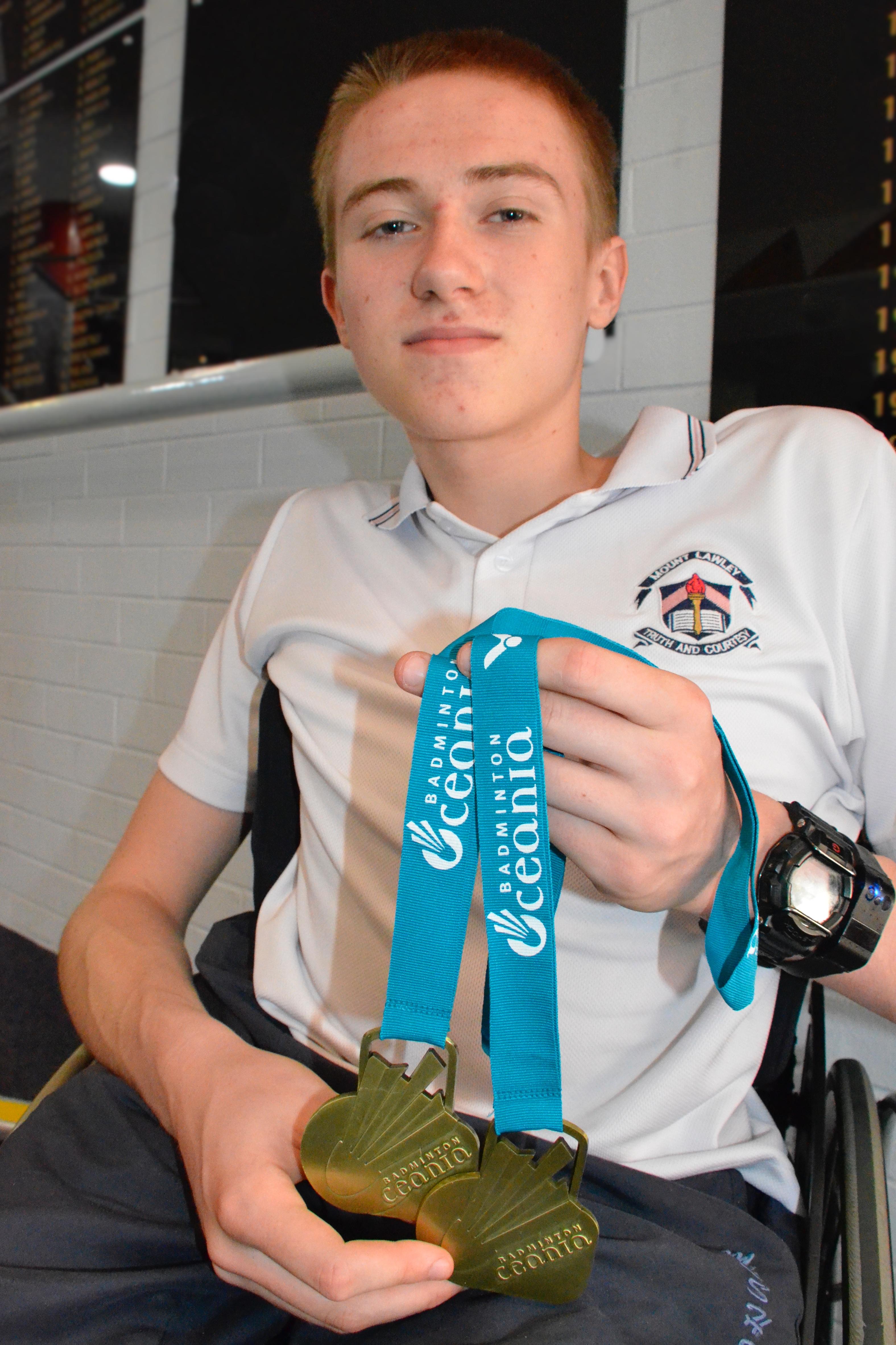lochan with medals