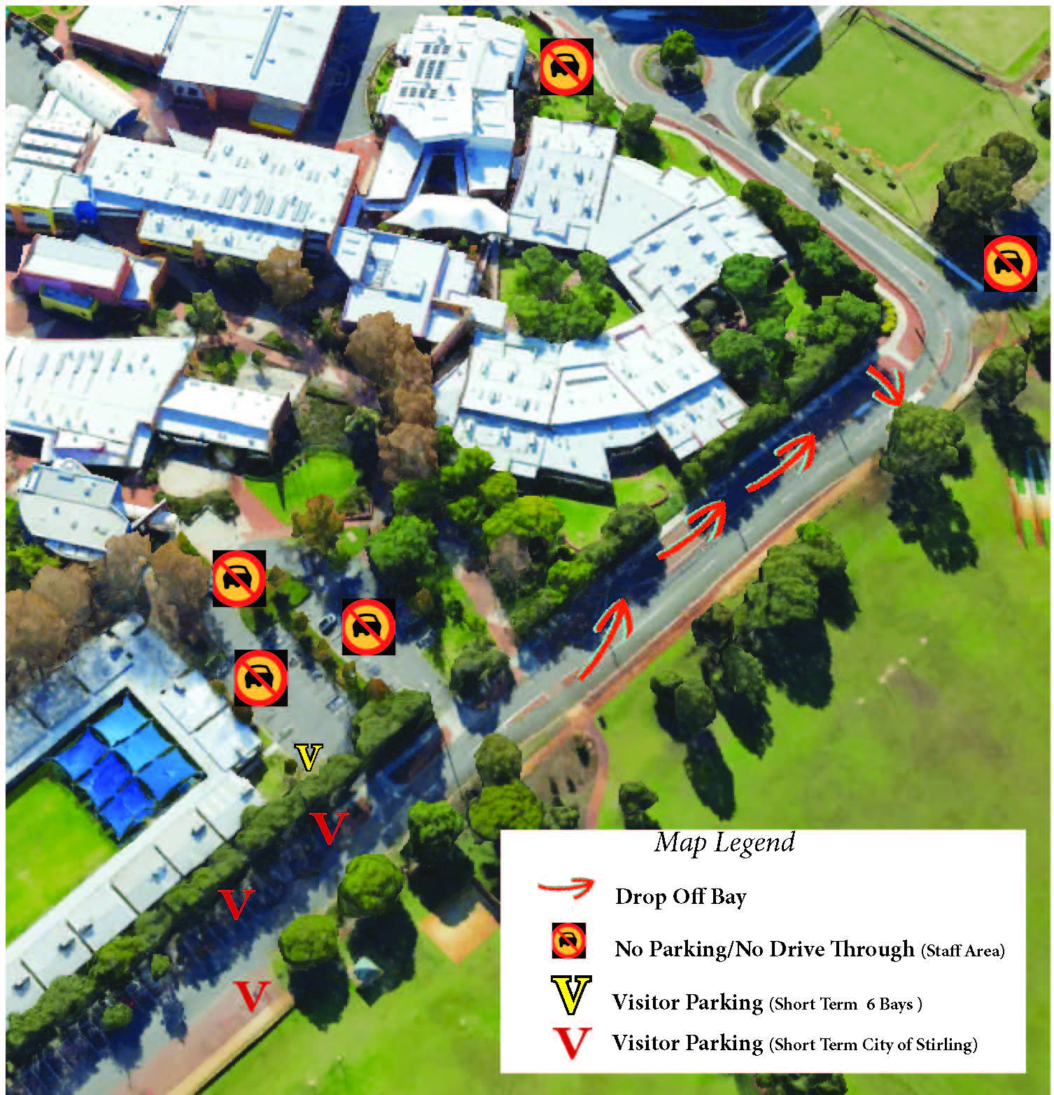 Parking Areas - Mount Lawley Senior High School