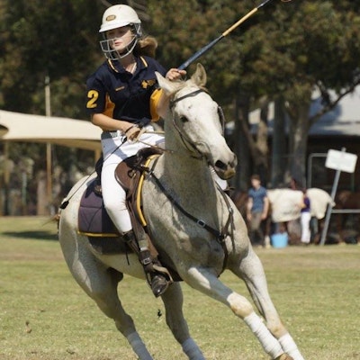 Krystina riding 'Archer'