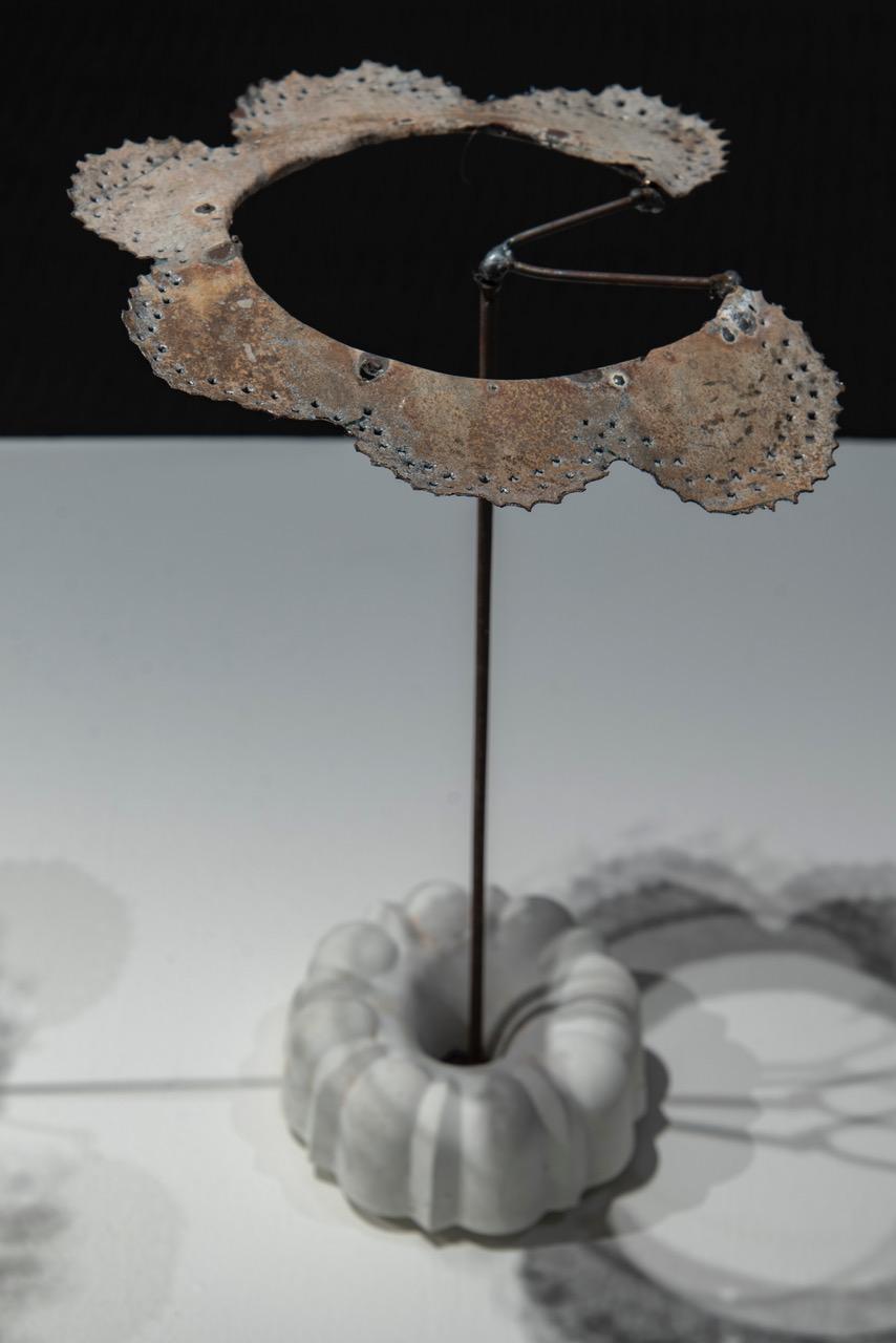 T(ruth) 2021 found materials and concrete by Helen Seiver