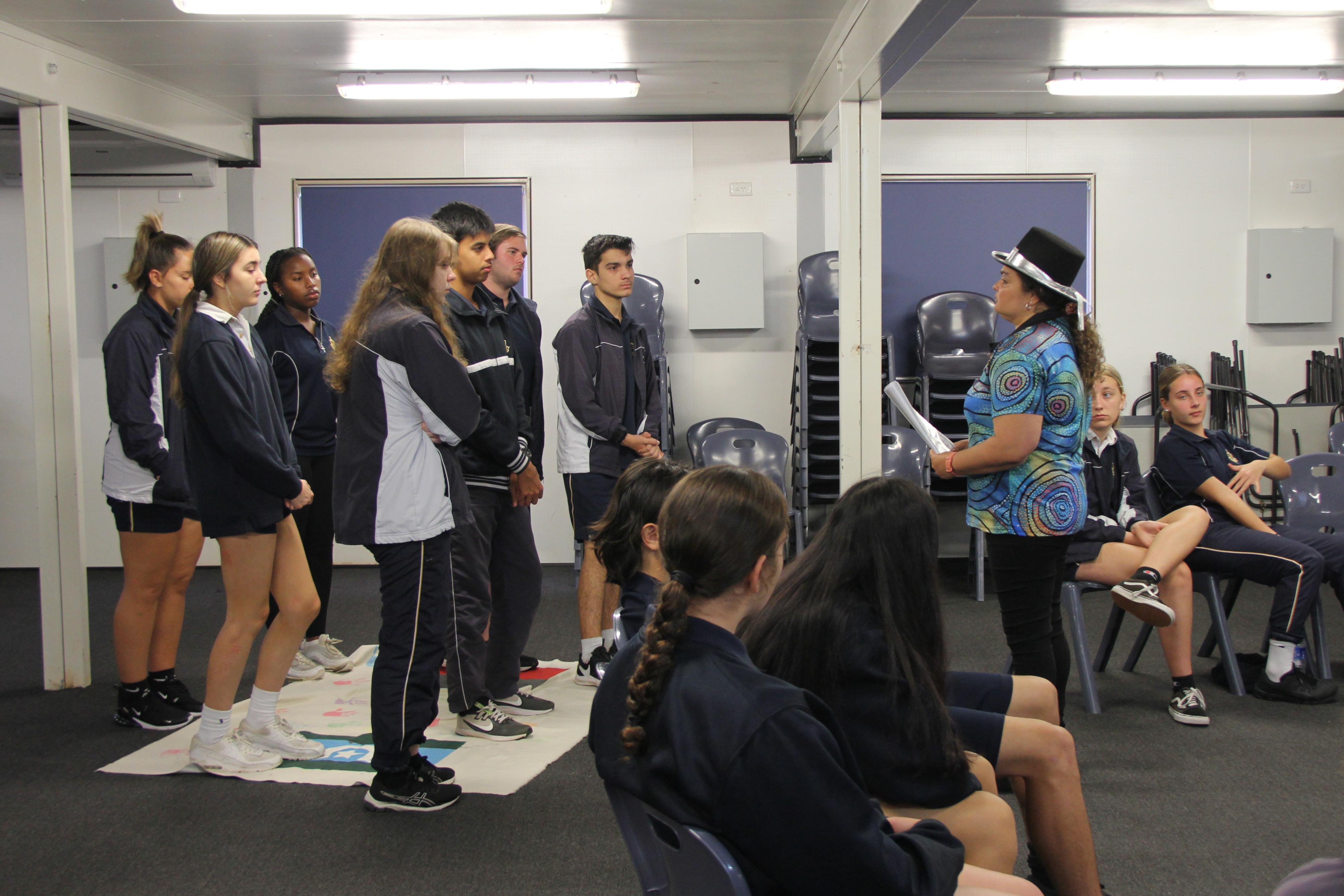 Blanket Activity expands knowledge John Forrest Secondary College