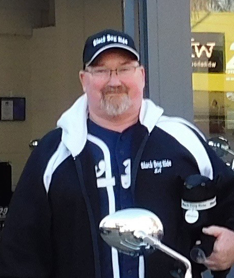 Black Dog Ride's Indian Raffle Winner David Goddard