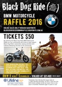 Black Dog Ride's 2016 BMW Raffle Poster Preview