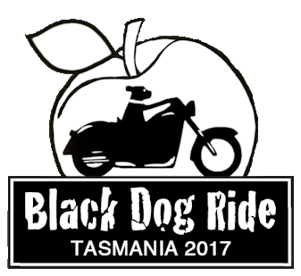 Black Dog Ride to Tasmania 2017 Logo