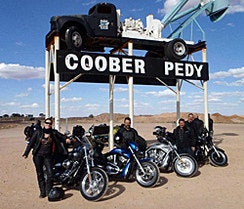 Black Dog Riders in Coober Pedy, 2012 - Image courtesy Nicole Weissenfels