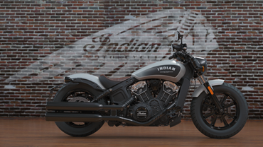 Black Dog Ride 1 Dayer's awesome registration incentive - An Indian Scout Bobber!