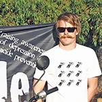 Reece, Co-Founder of Post Me to Splendour, Proudly Supporting Black Dog Ride