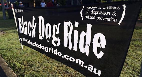 Black Dog Ride Banner