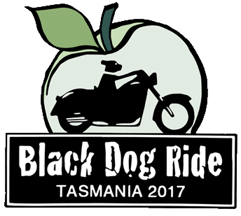 Black Dog Ride to Tasmania 2017 Logo