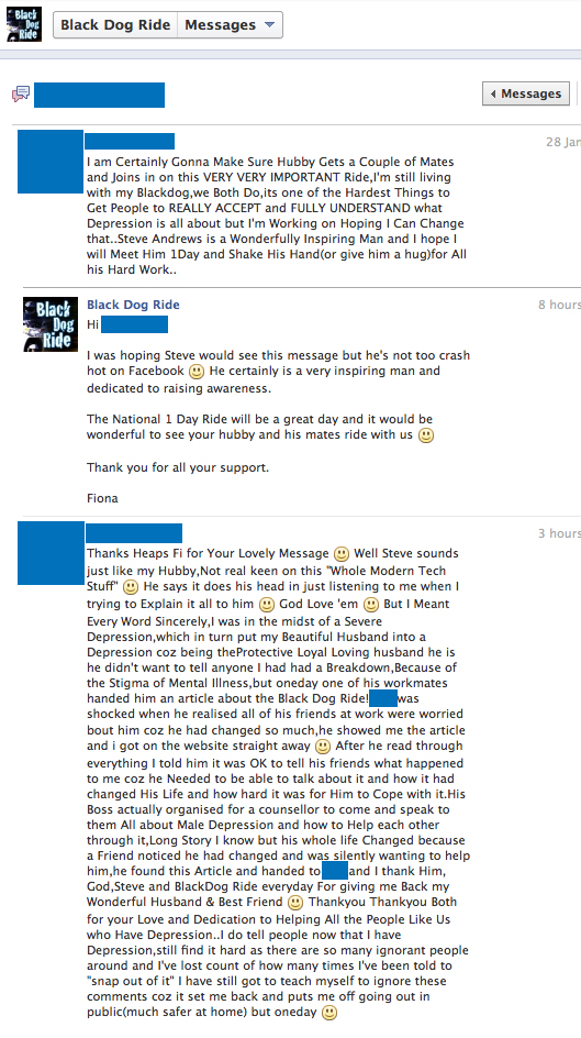 Black Dog Ride - Raising Awareness of Depression and Suicide Prevention