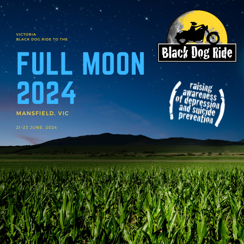 VIC Black Dog Ride to the Full Moon 2024 Black Dog Ride
