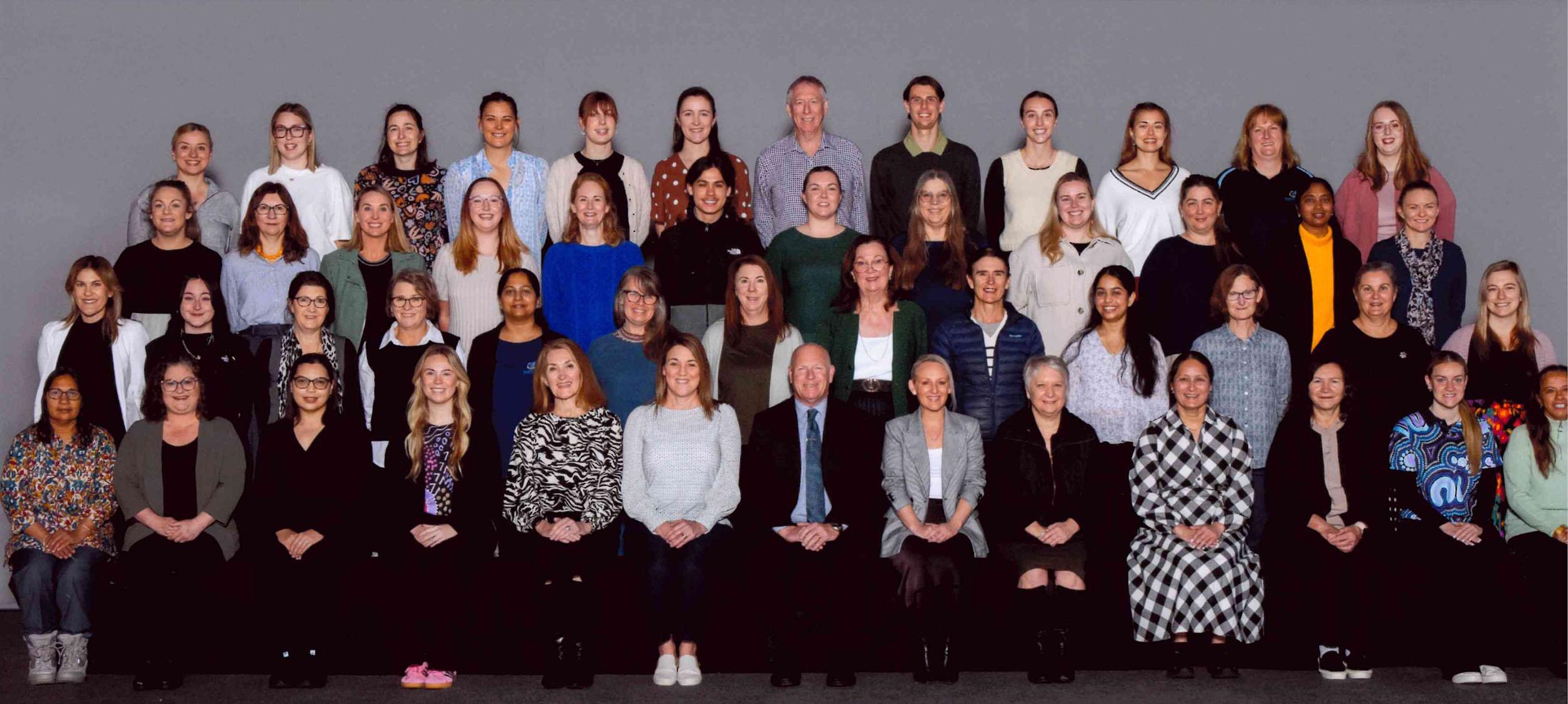 School staff photo