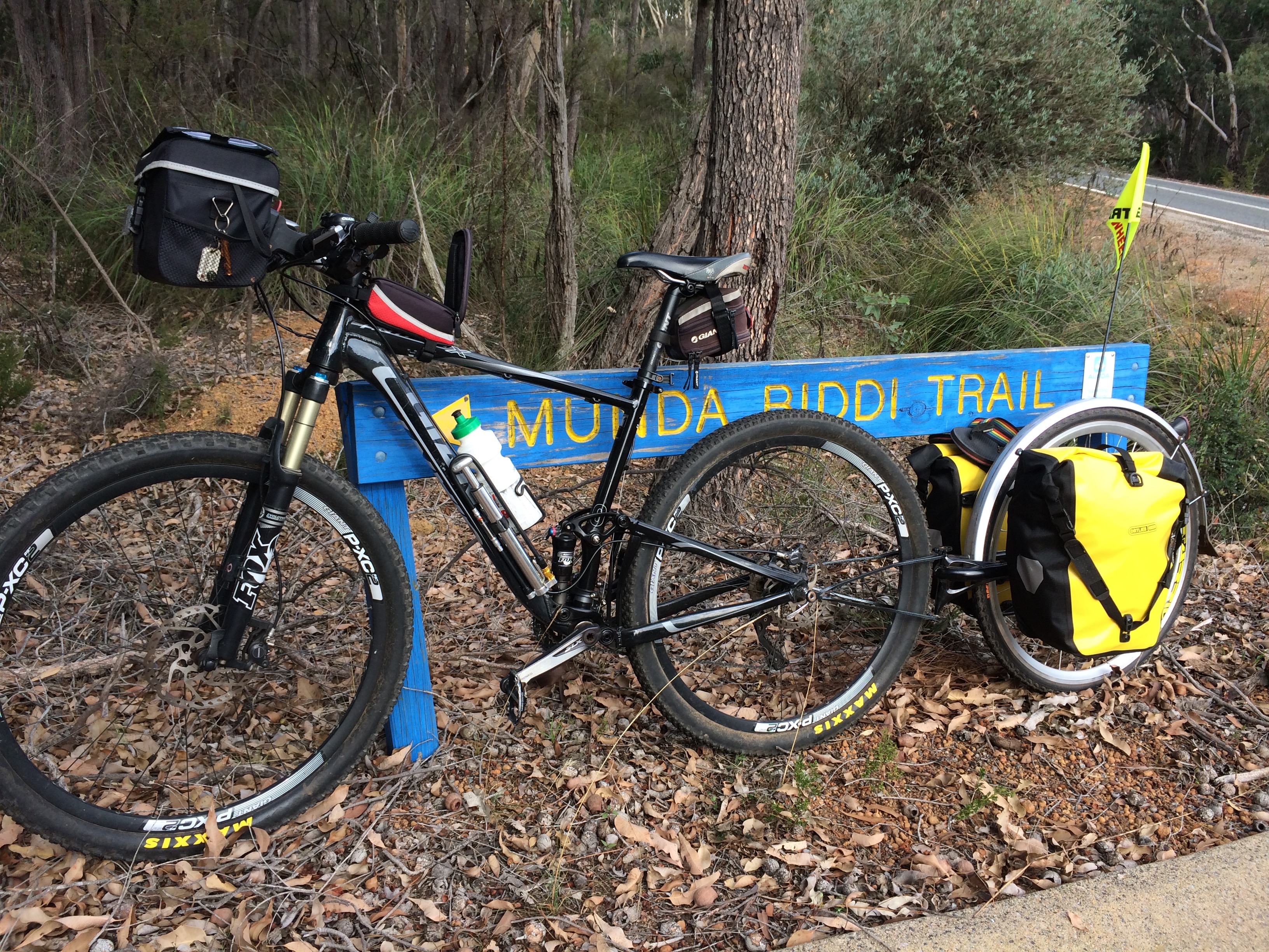 extrawheel bike trailer