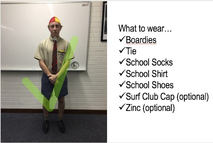 boardies day uniform
